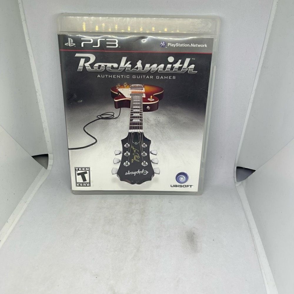 Rocksmith Ubisoft Playstation 3 PS3 Video Authentic Guitar Game/Trainer Software